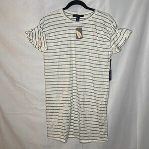 NWT F21 STRIPED T-SHIRT DRESS (M)